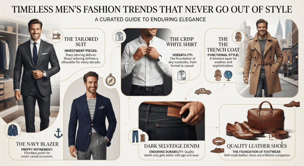 Timeless Men's Fashion Trends That Never Go Out of Style